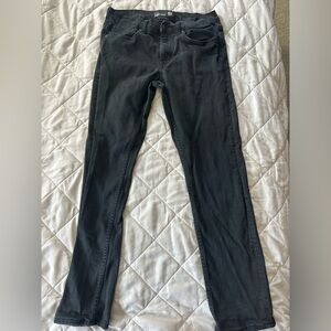 Seattle skinny taper black jeans